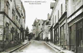 Carte postale Preuilly-sur-Claise, rue des Boucheries